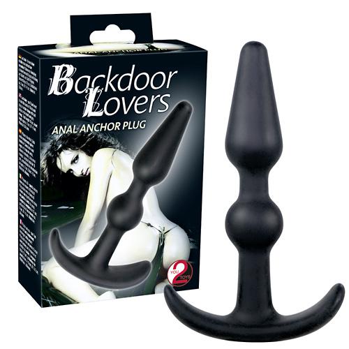 Backdoor Lovers, väike must pepuplug+libesti