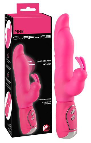 Pink Surprise, G-punkti hellitav jänkuvibraator, roosa