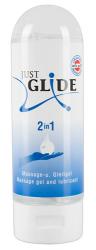 Just Glide 2in1, kaks ühes-veebaasiline libesti ja massaažigeel, 200ml