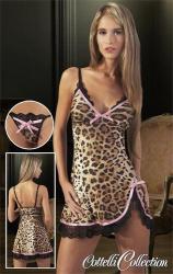  Leopardimustriline kleit Lea S-XL