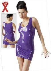 Latex Dress purple S