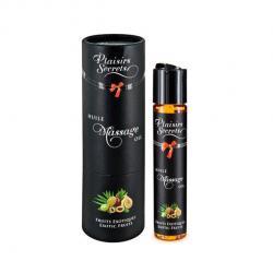 Plaisirs Secrets - Exotic Fruits Oil, massaažiõli värskete puuviljadega, 50ml