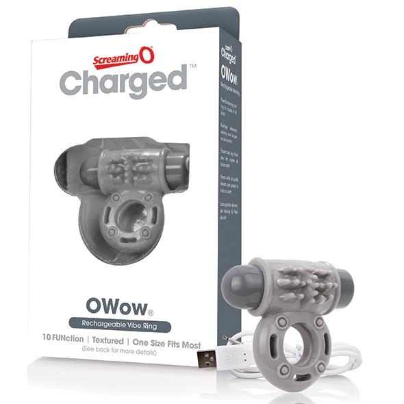 THE SCREAMING O - CHARGED OWOW VIBE RING GREY