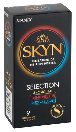 "Manix SKYN Selection", lateksivabad kondoomid MIX, 9tk