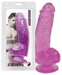 "Jerry Giant Dildo", suursugune roosa dildo, 22cm