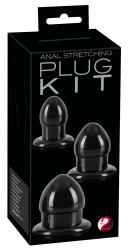 Anal Stretching Plug Kit, anaaldildod, 3tk