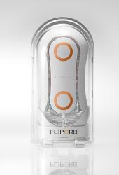 Flip Orb by Tenga, "suuseksi" masturbaator meestele, oranž