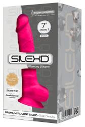 SILEXPAN Premium DILDO, roosa MEMORY peenis, 18,8cm