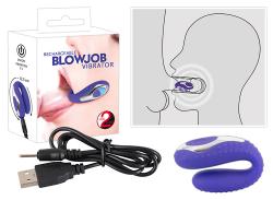 Blowjob Vibrator, USB laadimisega oraalseksi vibraator