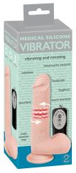 Medical Silicone Rotating Vibrator, naturaalne pöörlev peenis iminapal