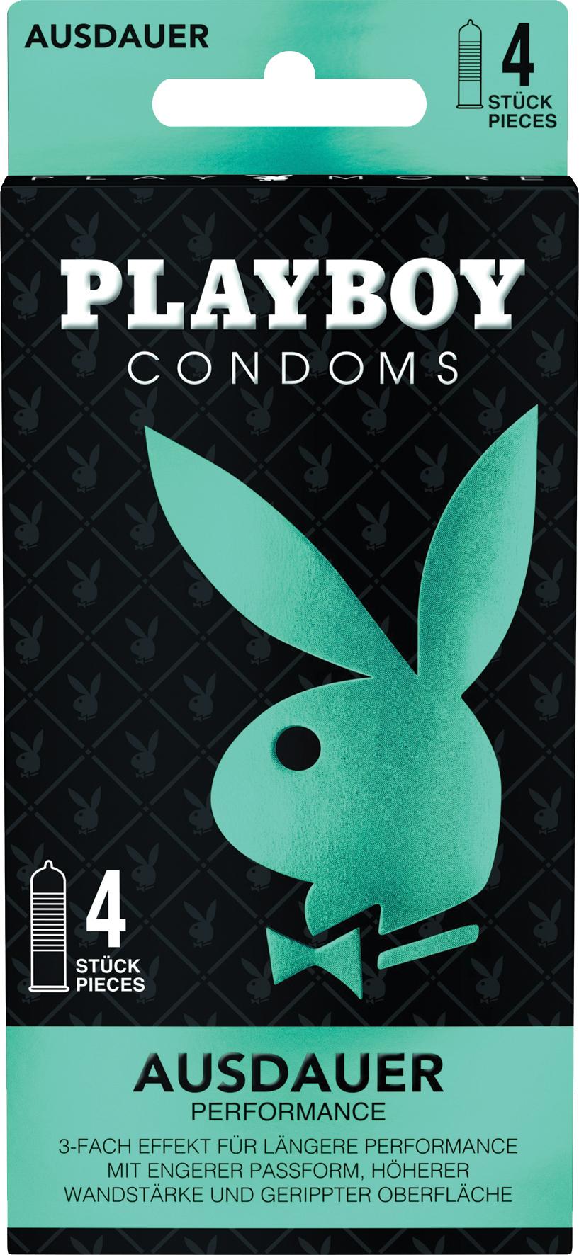  "PLAYBOY Condoms Ausdauer 4er"