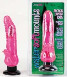 "Water Soft Mounts" iminapaga,  jelly-vibraator, roosa