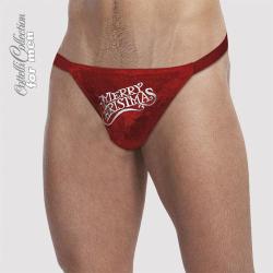 Men's thong Xmas S-L