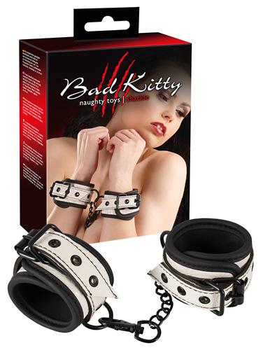 Bad Kitty Handcuffs, käerihmad, valge kollektsioon