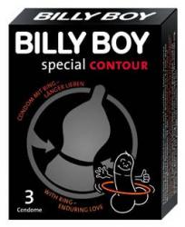 BILLY BOY “Länger lieben” kontuurse rõngaga kondoomid, 3tk