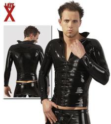 Latex-Shirt mit Zip 