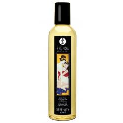 Shunga SERENITY erootiline massaažiõli sametpehme MONOI õliga, 250 ml