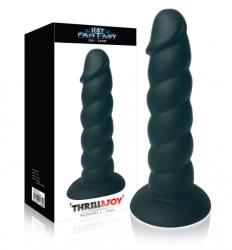 HOT FANTASY Thrill of Joy Rowan Dildo L,  suur spiraalne dildo jalal