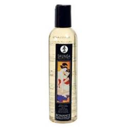 SHUNGA - MASSAGE OIL ROMANCE, massaažiõli shampanja ja maasikatega, 250ml