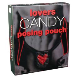 LOVERS CANDY POSING POUCH, söödavad kommistringid meestele