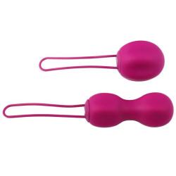  Nomi Tang - IntiMate Kegel Set, treeningkuulide komplekt, pojengi-roosa