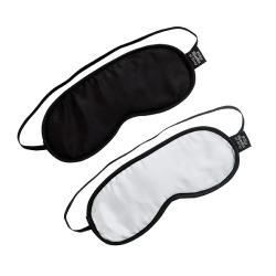 FIFTY SHADES OF GREY - SOFT BLINDFOLD TWIN PACK, pehmed silmaklapid