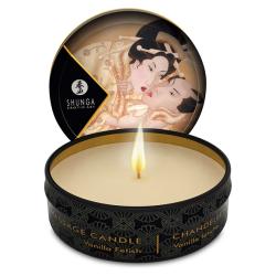 SOODSAIM: SHUNGA - MASSAGE CANDLE VANILLA FETISH, vanilje-fetish massaažiküünal, 30ml