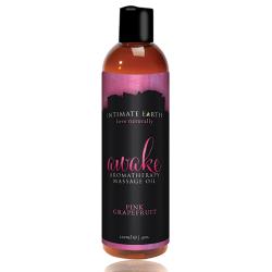 INTIMATE EARTH - AWAKE MASSAGE OIL, ergutav massaažiõli, 120ml