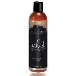 INTIMATE EARTH - MASSAGE OIL NAKED UNSCENTED 120 ML