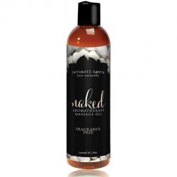 INTIMATE EARTH - NAKED UNSCENTED MASSAGE OIL 240 ML