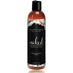 INTIMATE EARTH - NAKED UNSCENTED MASSAGE OIL 240 ML