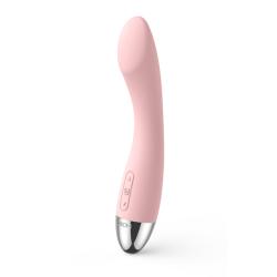 SVAKOM - AMY G-SPOT VIBRATOR, G-punkti akuvibraator, kahvatu-roosa