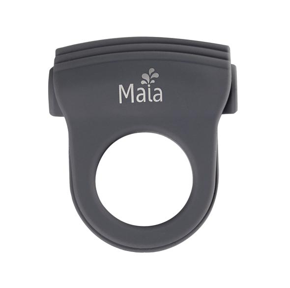 MAIA TOYS - RECHARGEABLE VIBRATING RING GREY, akuga peeniserõngas