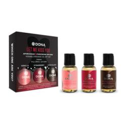 DONA - FLAVORED MASSAGE GIFT SET (3 X 30 ML)