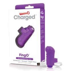 THE SCREAMING O - CHARGED FINGO FINGER VIBE, USB näpuvibraator, sirelililla