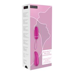 B SWISH - BNAUGHTY DELUXE UNLEASHED VIBRATING BULLET RASPBERRY, kaugjuhitav kuul, vaarikas