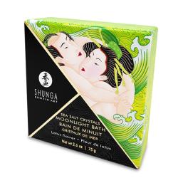 SHUNGA - ORIENTAL CRYSTALS BATH SALTS SINGLE USE & DISPLAY LOTUS FLOWER, vannisool, 75g