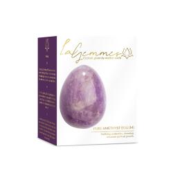 LA GEMMES - YONI EGG PURE AMETHYST (M), salapärane YONI muna, keskmine