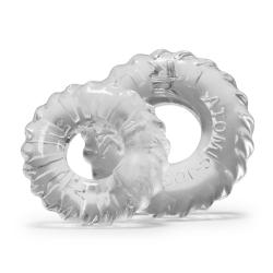 OXBALLS - TRUCKT COCKRING 2-PACK CLEAR