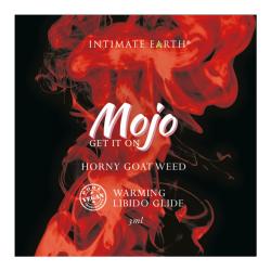 INTIMATE EARTH - MOJO HORNY GOAT WEED LIBIDO WARMING GLIDE, soojendav võimekuse-geel meestele, pisipakend 3 ML