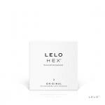 LELO - HEX CONDOMS ORIGINAL, uudsed eksklusiivkondoomid, 3tk