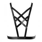 BIJOUX INDISCRETS - MAZE NET CLEAVAGE HARNESS BLACK, Harness, must